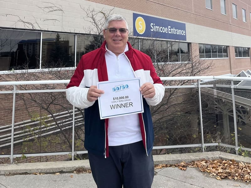 RVH 50/50 Early Bird Winner #1, November 2024