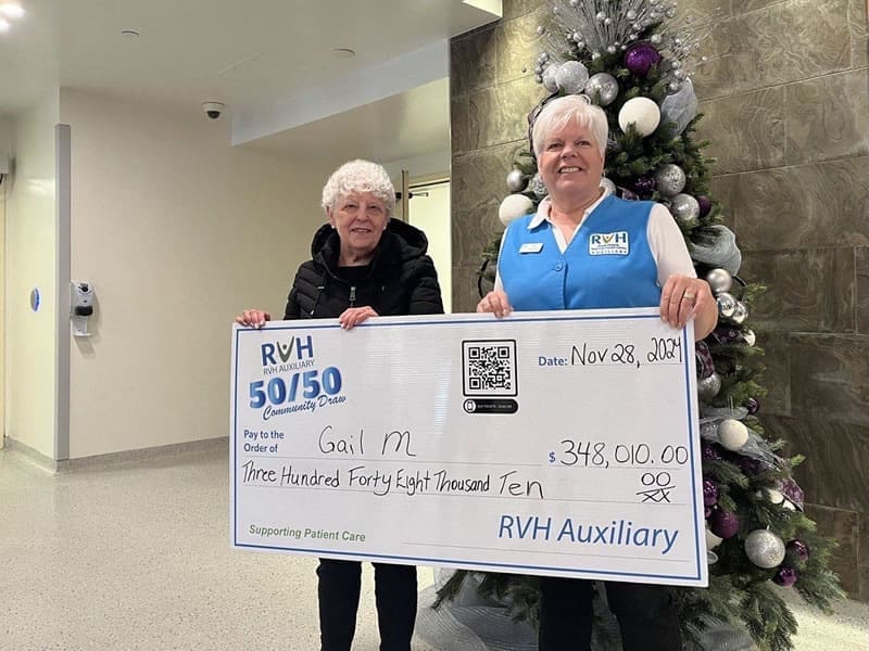 RVH 50/50 Draw Winner November 2024